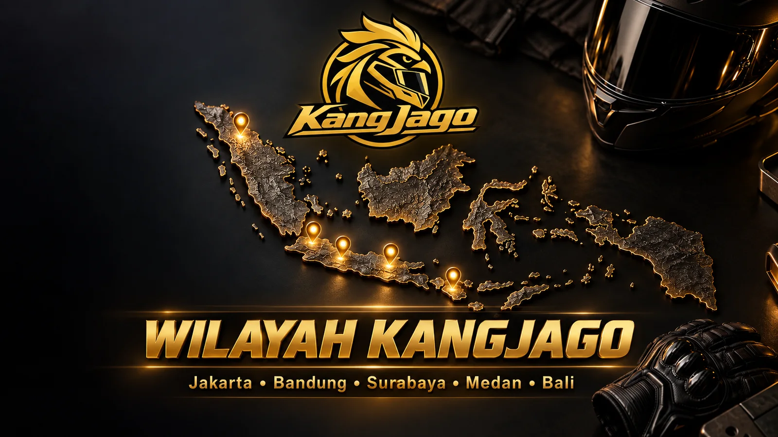 Wilayah KangJago Jakarta Bandung Surabaya Medan dan Bali