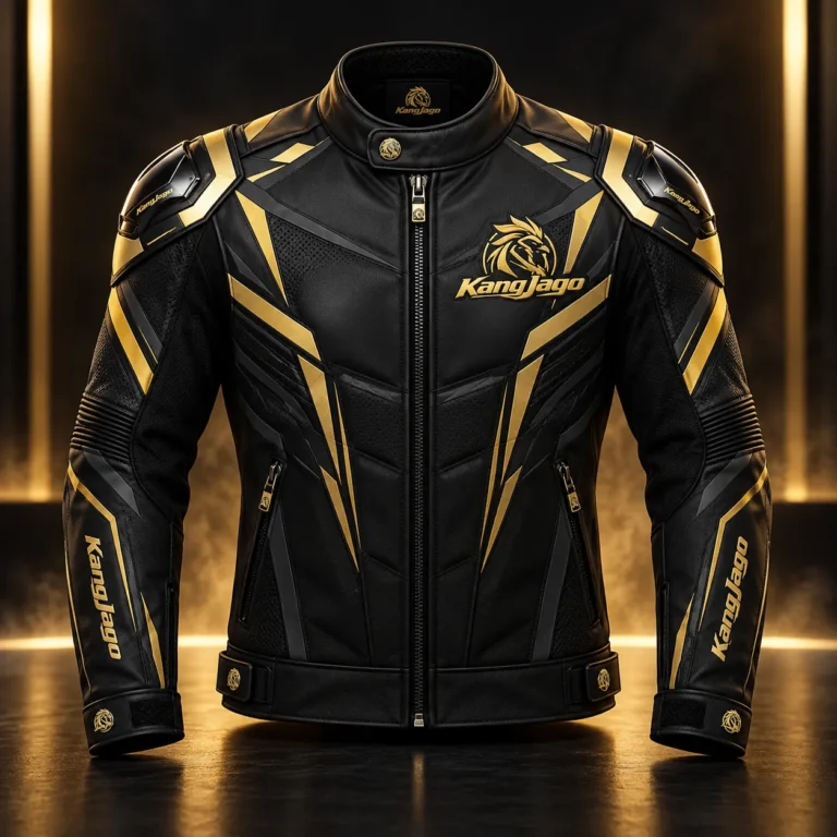 Jaket KangJago tampak depan